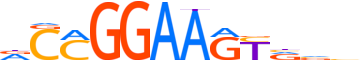 FLI1.H12CORE.0.PSM.A motif logo (FLI1 gene, FLI1_HUMAN protein)