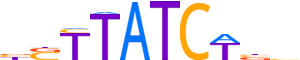GATA2.H12CORE.0.PSM.A reverse-complement motif logo (GATA2 gene, GATA2_HUMAN protein)