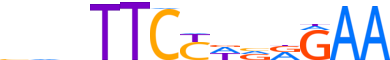 STAT6.H12CORE.0.P.B reverse-complement motif logo (STAT6 gene, STAT6_HUMAN protein)