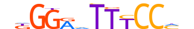 TF65.H12CORE.0.P.B motif logo (RELA gene, TF65_HUMAN protein)