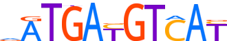 ATF2.H12INVITRO.1.P.B motif logo (ATF2 gene, ATF2_HUMAN protein)
