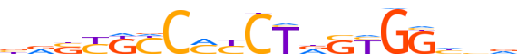 CTCF.H12INVITRO.0.P.B reverse-complement motif logo (CTCF gene, CTCF_HUMAN protein)