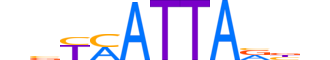 HXB5.H12INVITRO.0.SM.B reverse-complement motif logo (HOXB5 gene, HXB5_HUMAN protein)