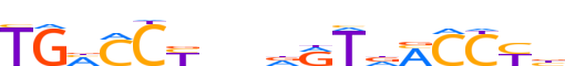 NR1H3.H12INVITRO.0.P.D reverse-complement motif logo (NR1H3 gene, NR1H3_HUMAN protein)