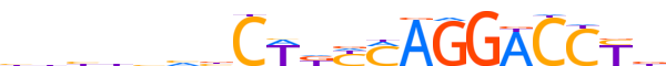 ZBT24.H12INVITRO.0.P.D motif logo (ZBTB24 gene, ZBT24_HUMAN protein)