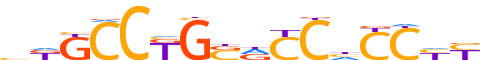 ZN165.H12INVITRO.0.P.D motif logo (ZNF165 gene, ZN165_HUMAN protein)