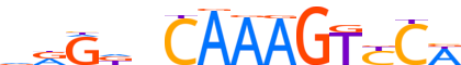 HNF4A.H12INVIVO.0.PSM.A motif logo (HNF4A gene, HNF4A_HUMAN protein)